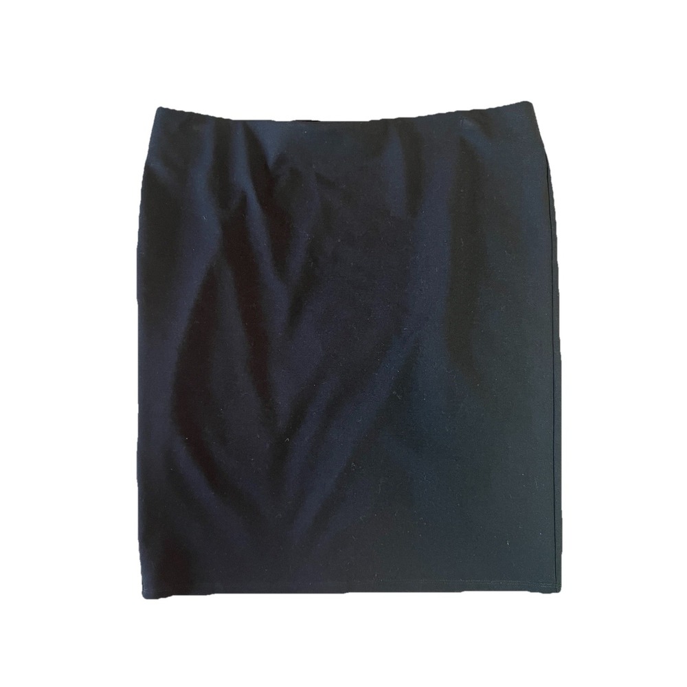 Women's LOFT outlet Black pencil skirt, Polyester, Rayon, Spandex Size L